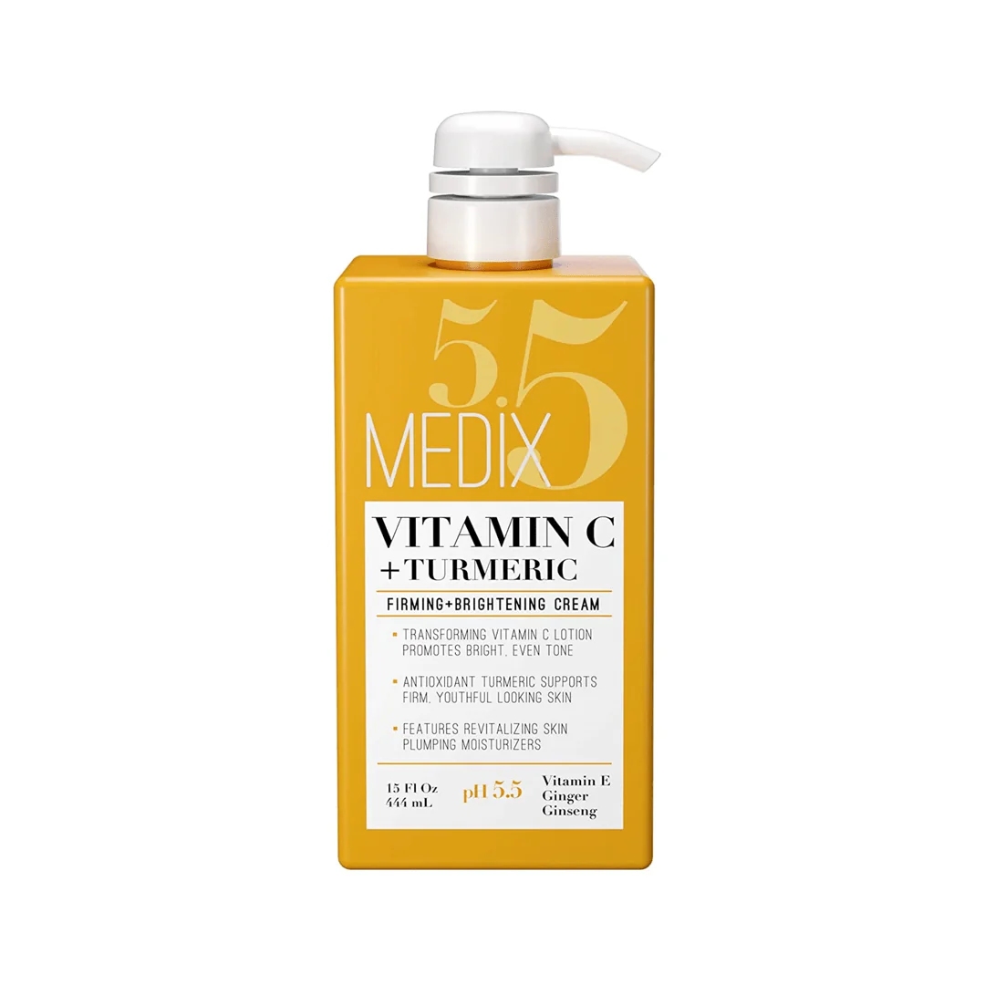 Medix 5.5 Vitamin C + Turmeric Firming + Brightening Cream 444ml Old Look (WHOLESALES MINIMUM OF 6)