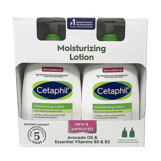 Moisturizing lotion avocado oil essential vitamins B5 & B3