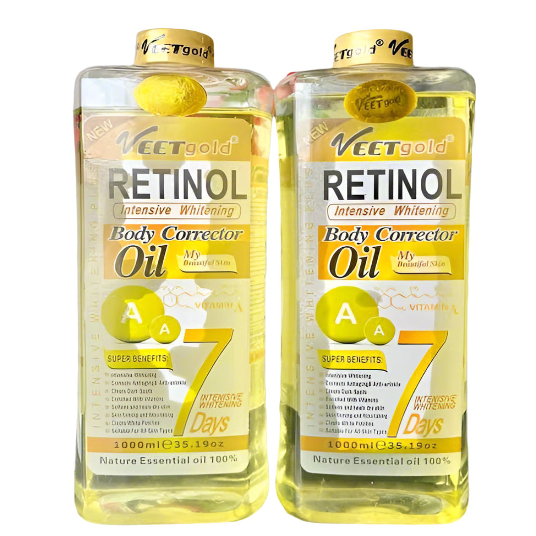 Retinol intensive whitening body corrector oil