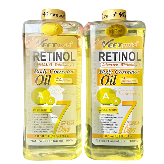 Retinol intensive whitening body corrector oil
