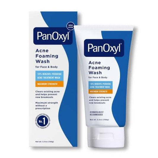 Pan Oxy acne foaming wash for face & body