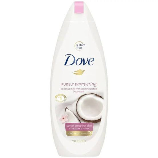 Dove purely pampering coconut milk & jasmine petals body wash softer