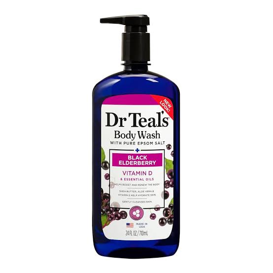 Dr Teals salt body wash treatment