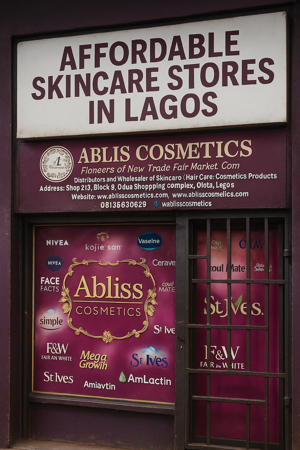 Affordable Skincare Stores in Lagos